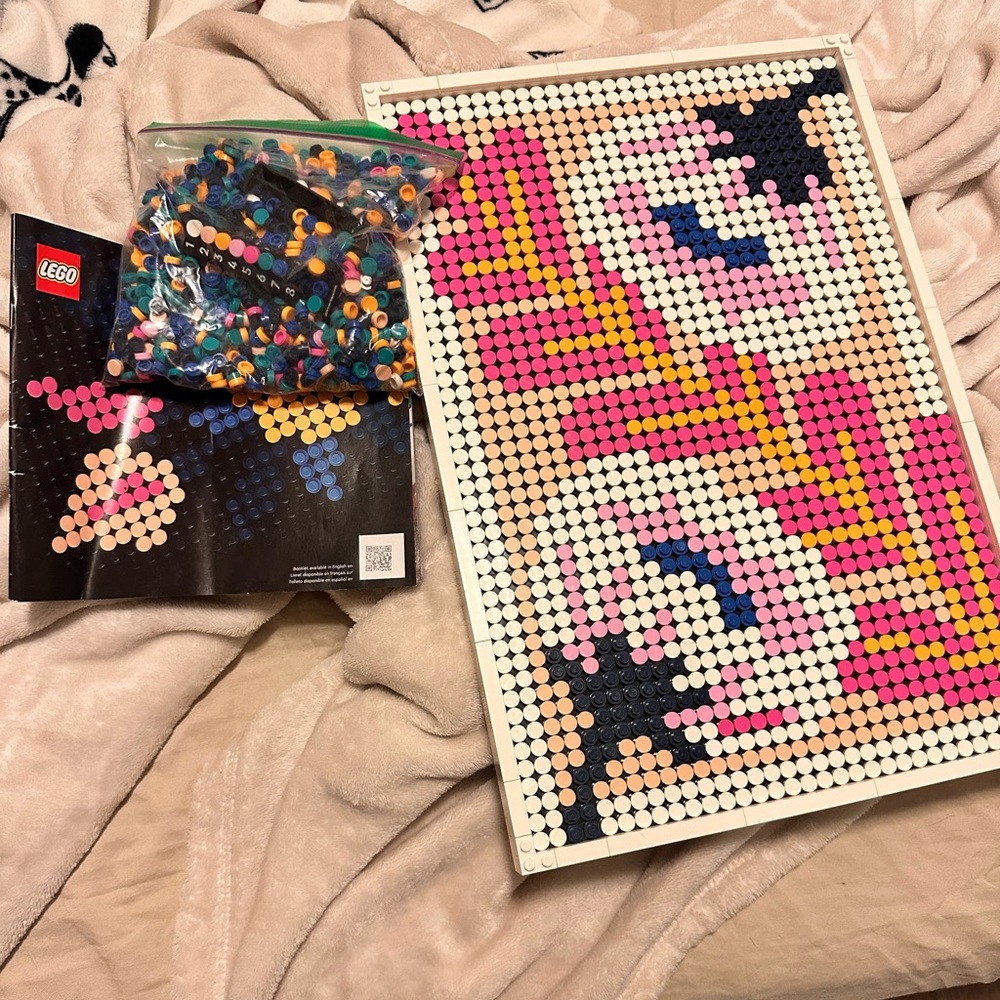 Lego floral picture